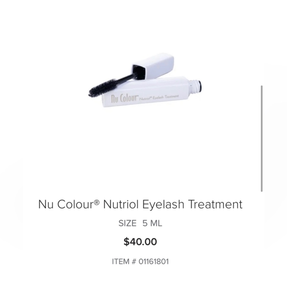New nu colour nutriol eyelash treatment
